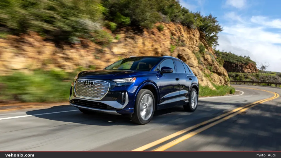 2026 Audi Q4 45 e-tron, exterior view