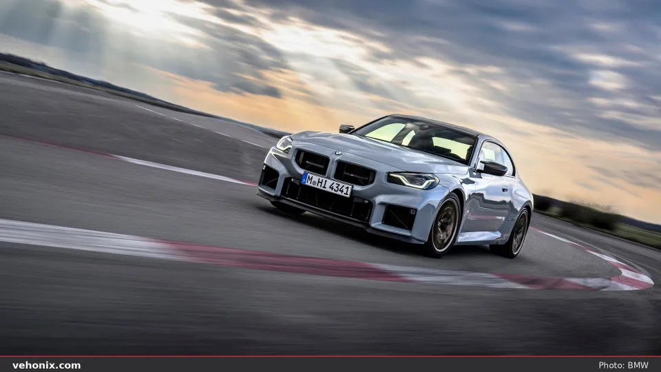 2026 BMW M2 CS in blue, exterior view