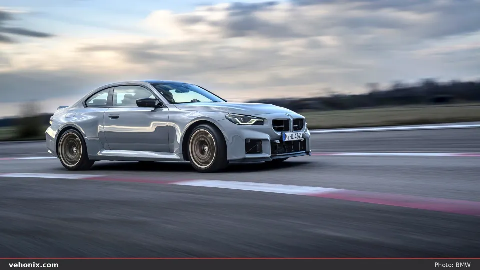 2026 BMW M2 CS in blue, exterior view