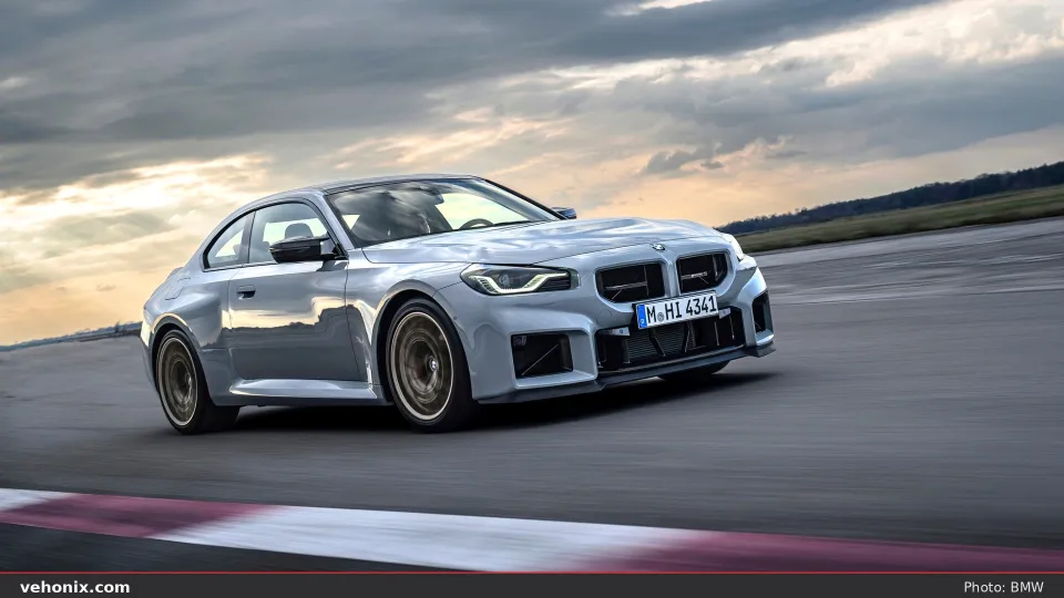 2026 BMW M2 CS in blue, exterior view