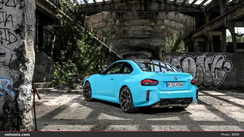 2026 BMW M2 in blue, exterior view