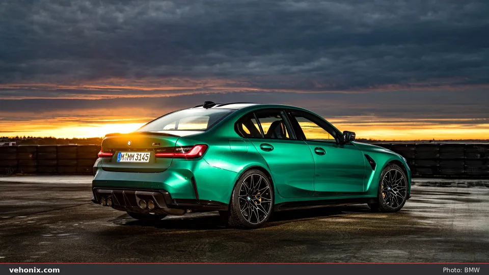 2026 BMW M3 Competition in blue, exterior view