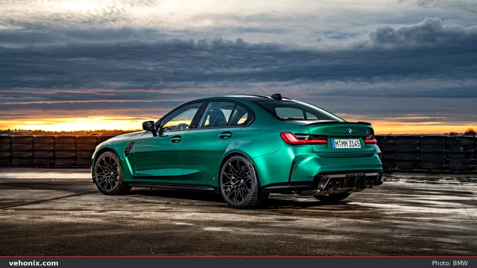 2026 BMW M3 Competition in blue, exterior view