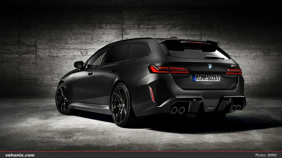 2026 BMW M5 Touring in black, exterior view