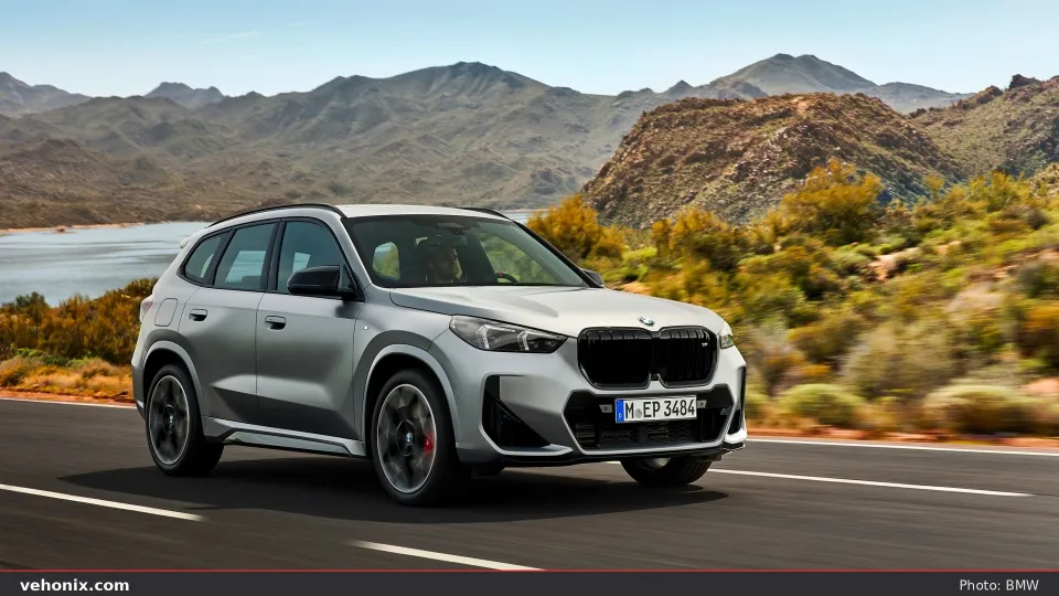 2026 BMW X1 M35i xDrive in orange, exterior view