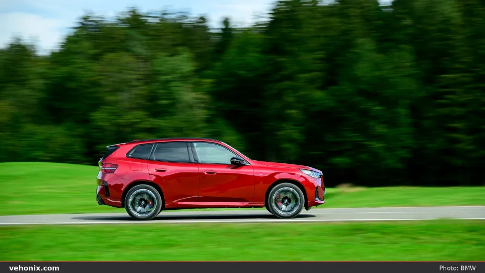2026 BMW X3 M50 xDrive in green, exterior view