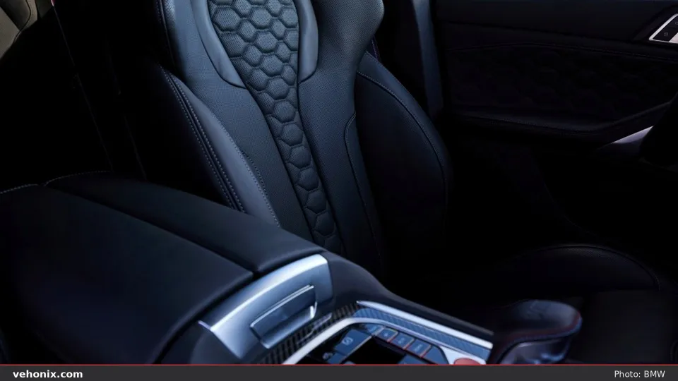 2026 BMW X6 M Competition in blue, exterior view