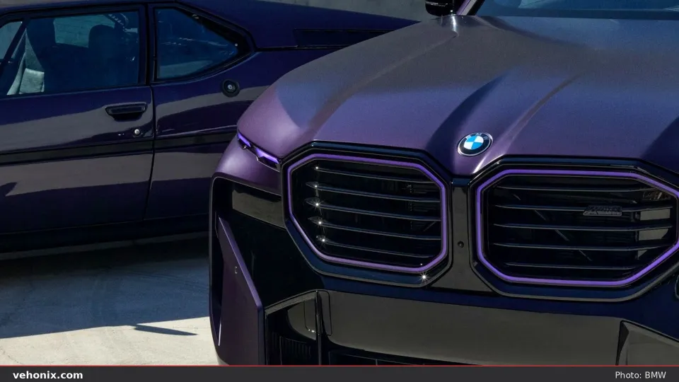 2026 BMW XM Label in blue, exterior view