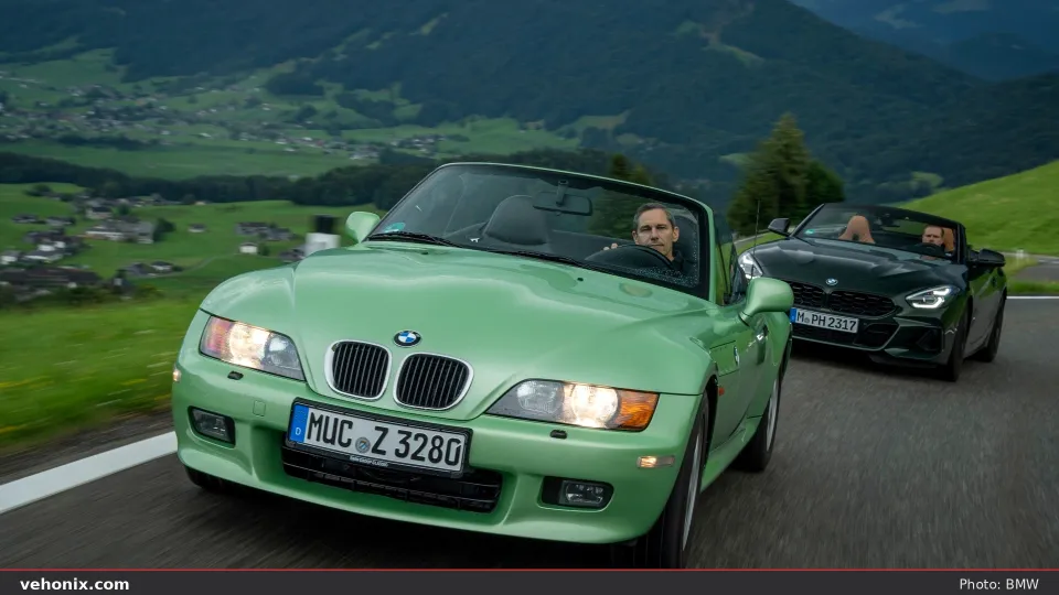 2026 BMW Z4 M40i in green, exterior view