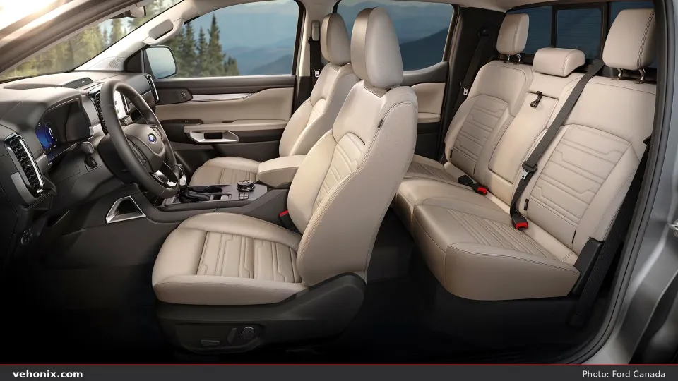 2026 Ford Ranger interior cabin