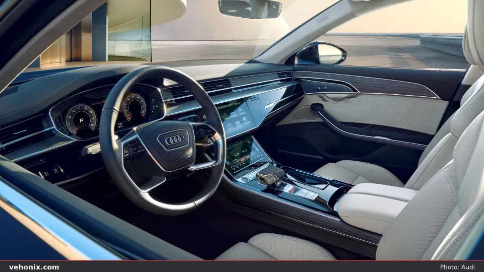 2026 Audi A8 driver cockpit