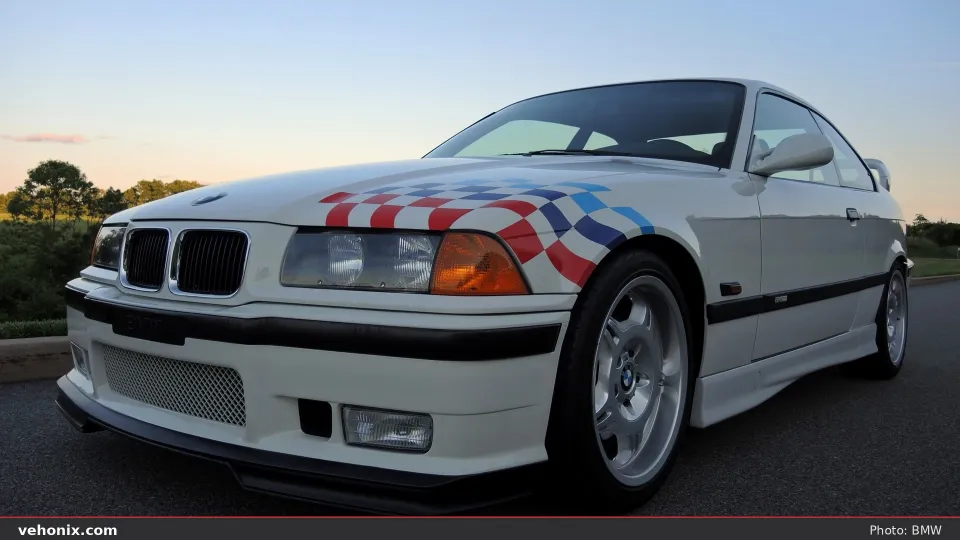 2026 BMW M3 in blue, exterior view