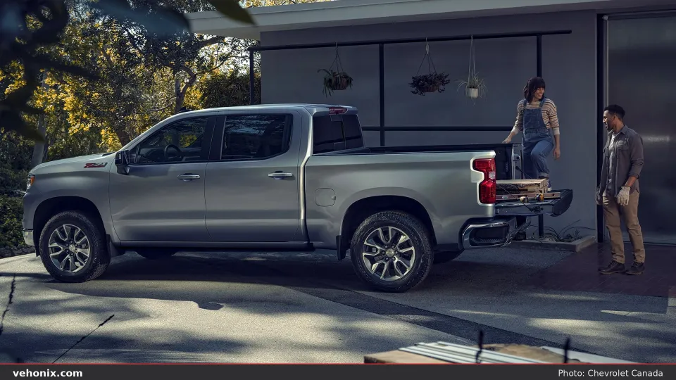 2026 Chevrolet Silverado ZR2 in grey, side profile