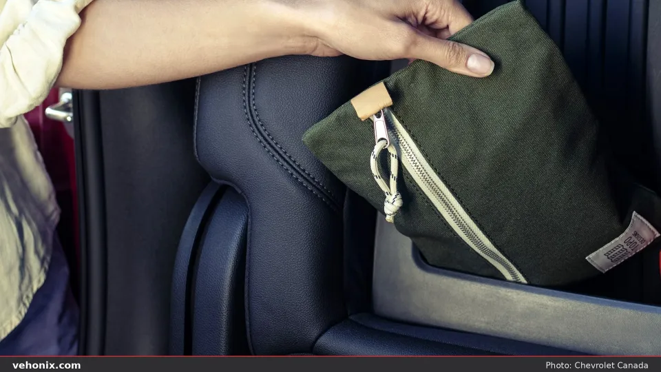 2026 Chevrolet Silverado ZR2, rear seat storage pocket