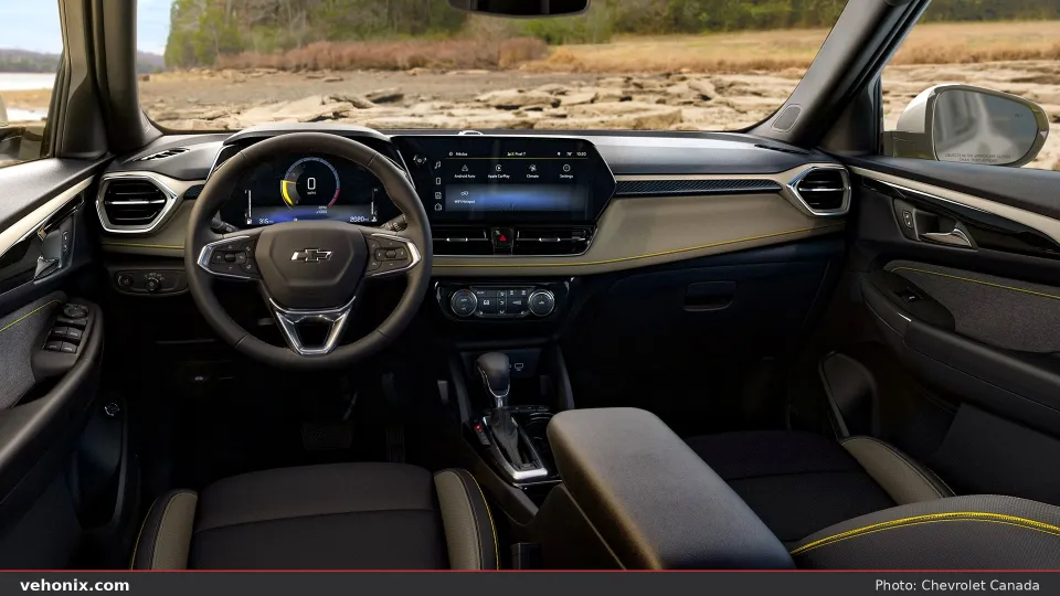 2026 Chevrolet Trailblazer, dashboard and front seats