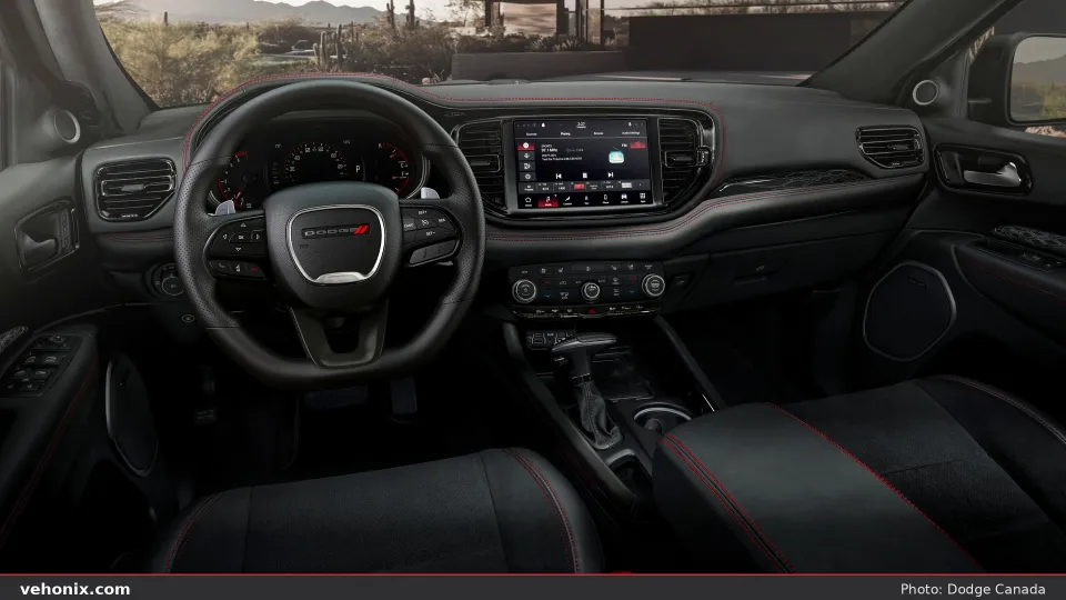 2026 Dodge Durango R/T Premium Blacktop Redline cabin and digital displays