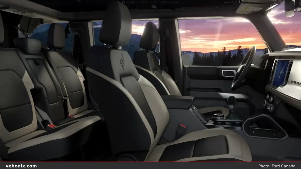 2026 Ford Bronco Sasquatch interior cabin
