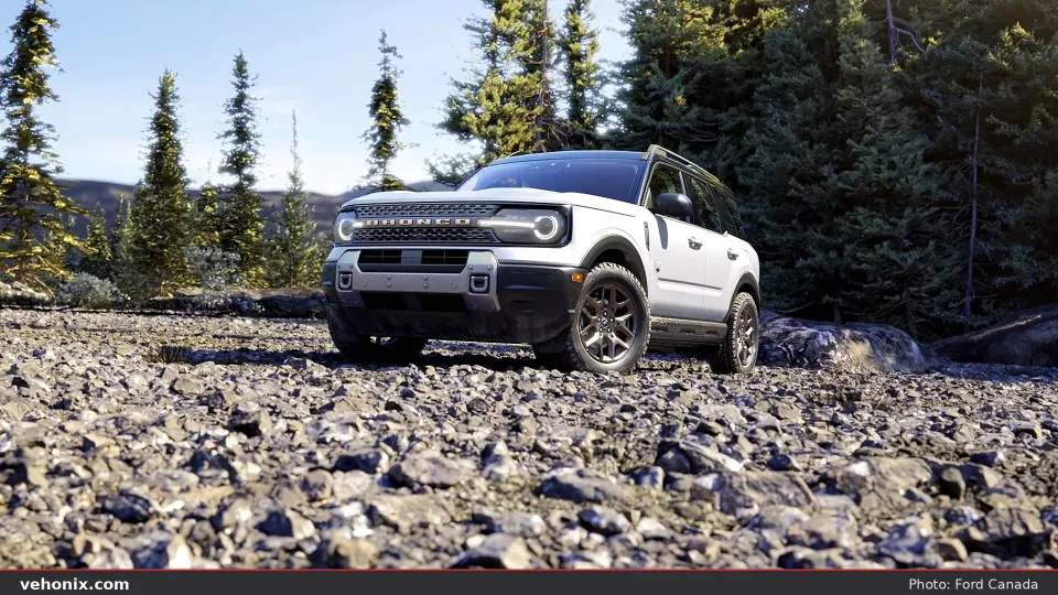 2026 Ford Bronco Sport in black, exterior view