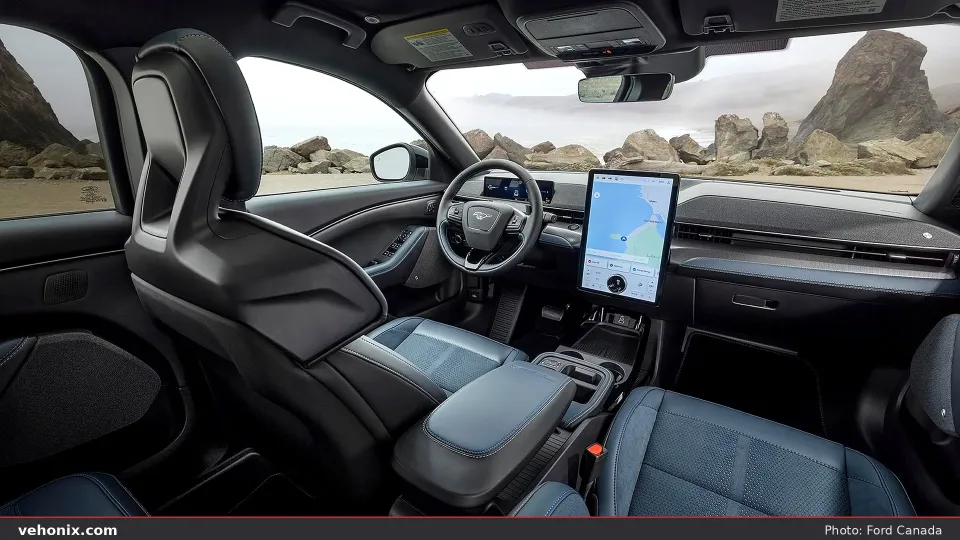 Interior of the 2026 Ford Mustang Mach-E® SUV