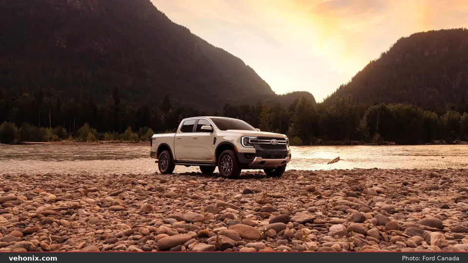 2026 Ford Ranger Raptor in white, exterior view