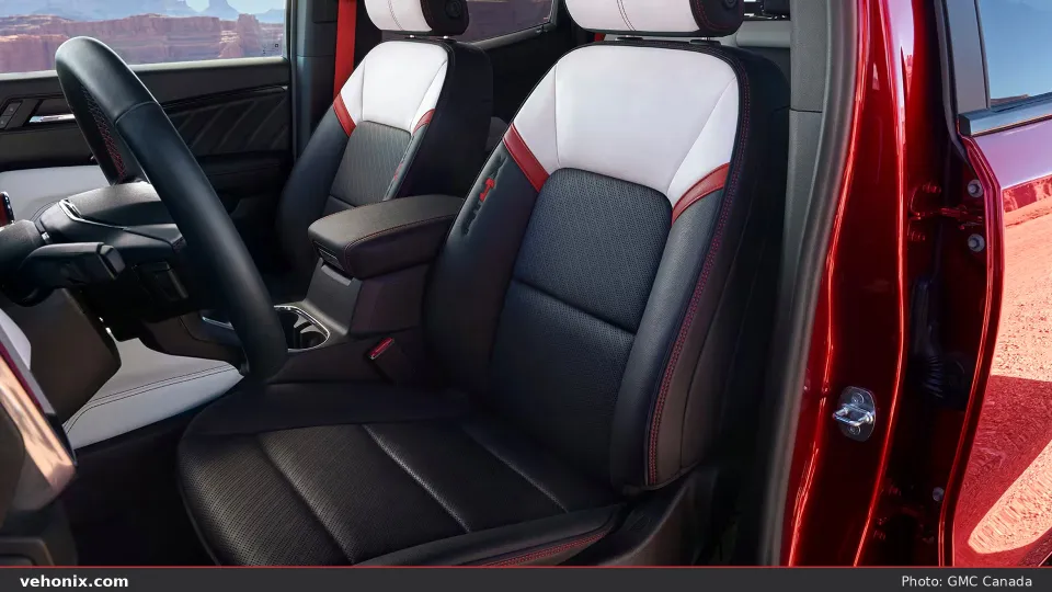 2026 GMC Canyon power driver seat with contrast stitching