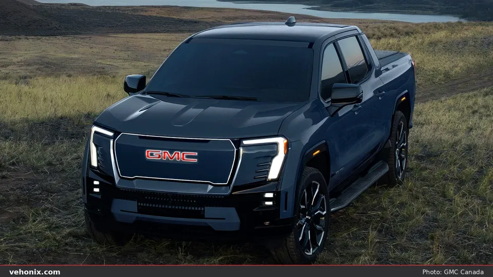 2026 GMC Sierra EV Denali exterior header from the Denali page