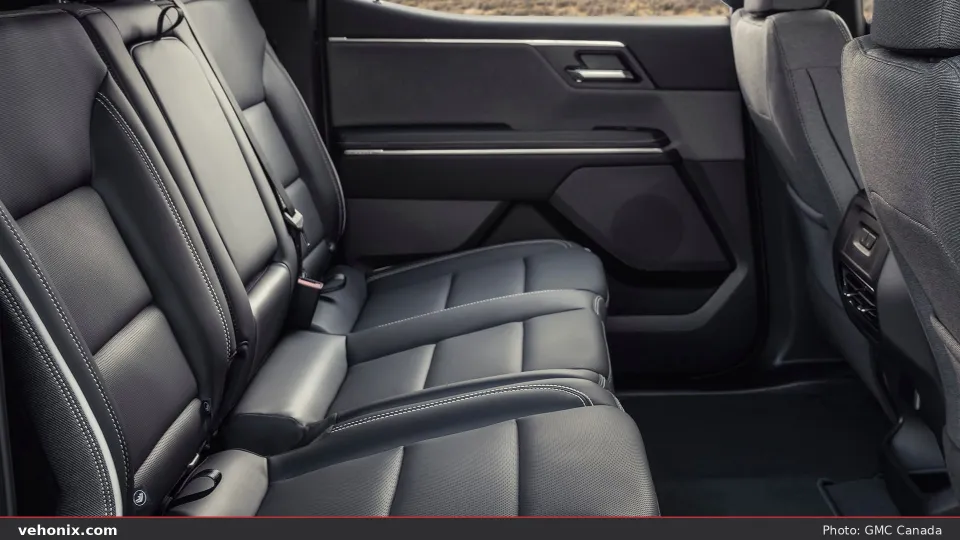 2026 GMC Sierra EV Std cabin interior digital displays