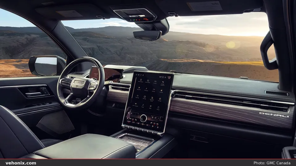 2026 GMC Sierra EV interior header cabin photo for Std selection