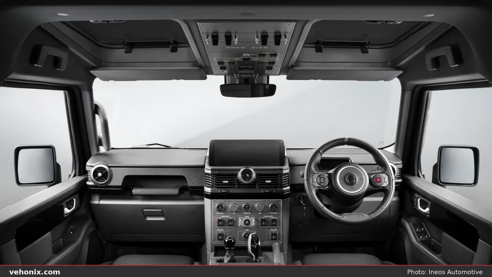 2026 Ineos Grenadier Black cockpit interior