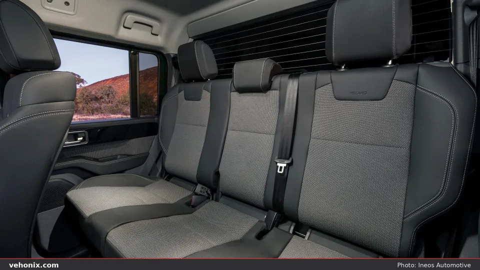2026 Ineos Grenadier Black seats interior