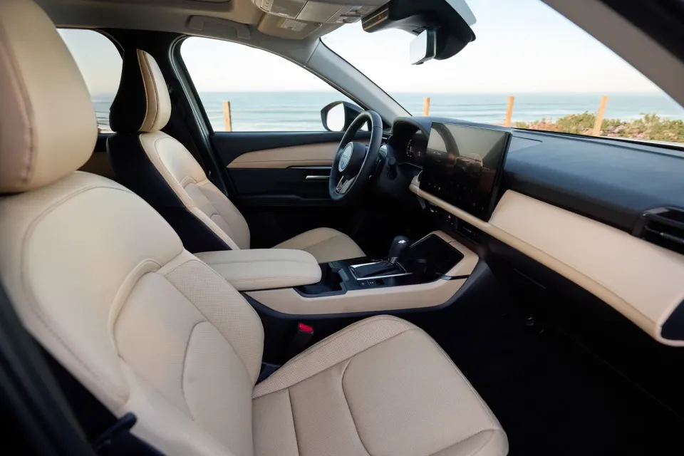 2026 Mazda CX-5 interior with front seats and dashboard