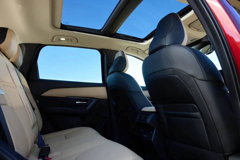 2026 Mazda CX-5 rear seats and panoramic roof