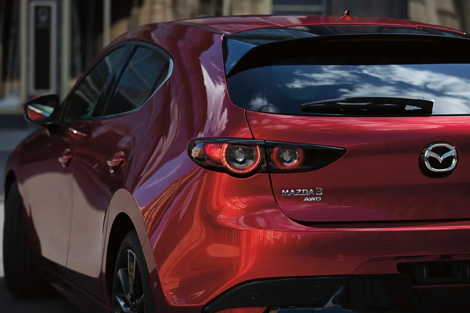 2026 Mazda3 Sport GT rear corner and tail lights