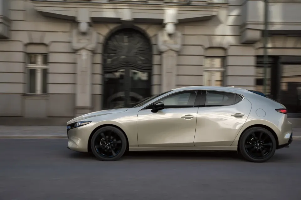 2026 Mazda3 Sport hatchback, side profile