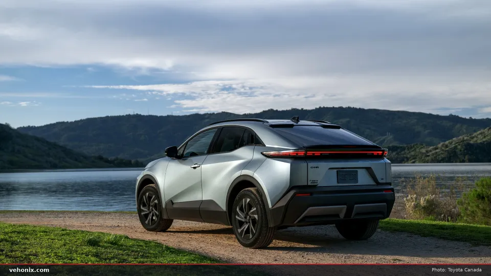 Toyota C-HR SE electric SUV in Overcast
