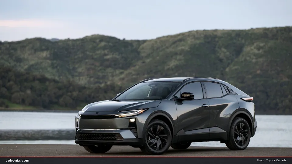 Toyota C-HR SE electric SUV in Overcast
