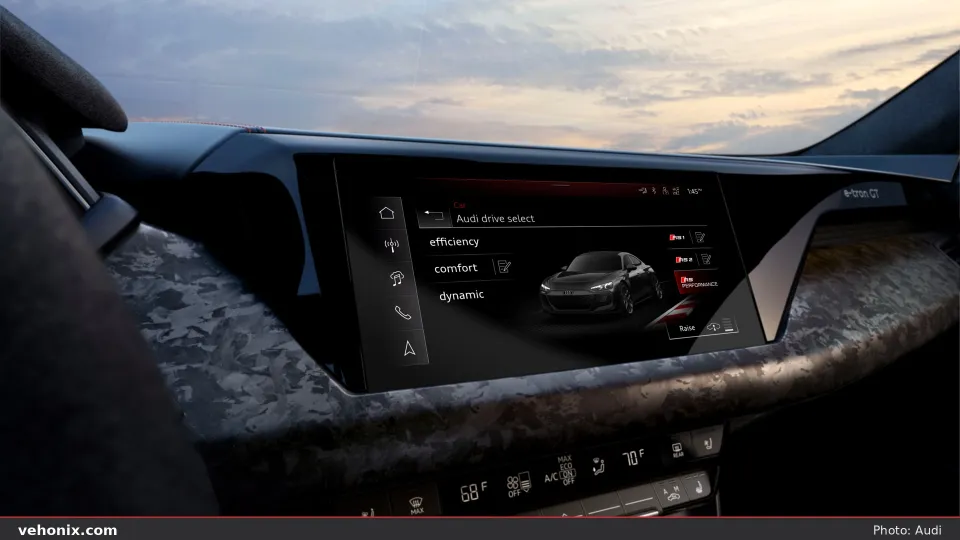 2026 Audi RS e-tron GT interior cabin