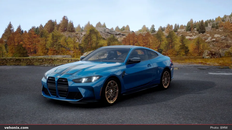 2026 BMW M4 in orange, exterior view