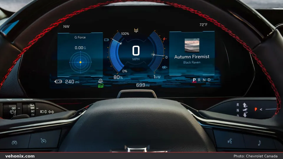 2026 Chevrolet Blazer EV LT RS, digital instrument cluster