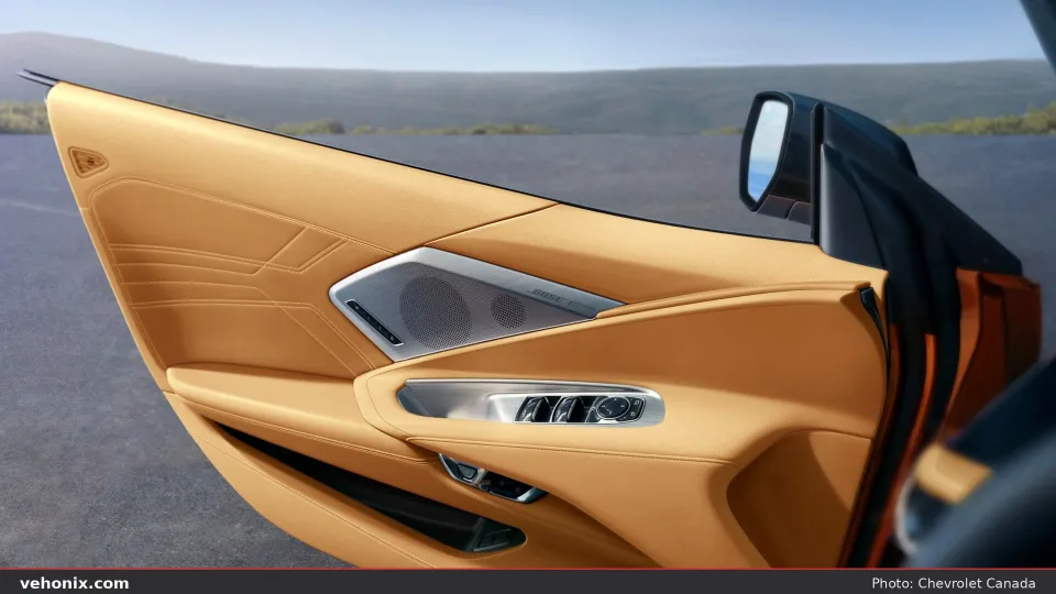 2026 Chevrolet Corvette Z06, tan door panel