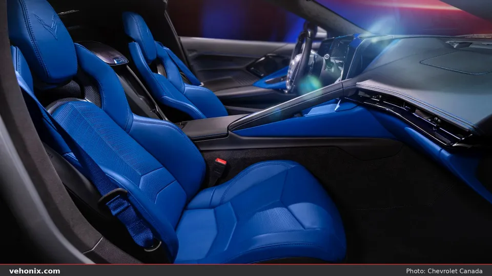 2026 Chevrolet Corvette ZR1X, blue seats and cockpit