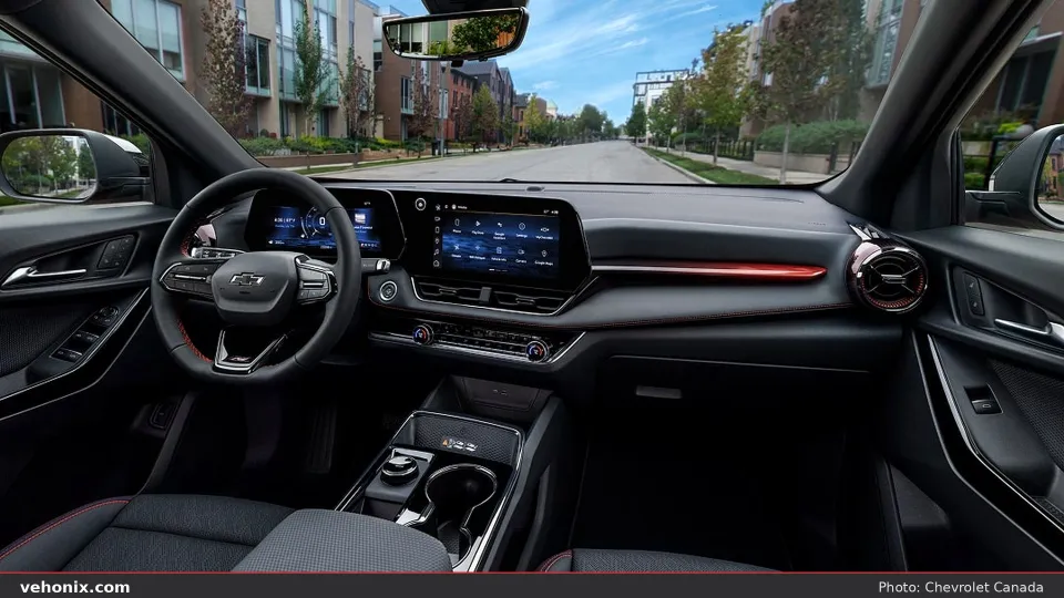 2026 Chevrolet Equinox, dashboard and steering wheel
