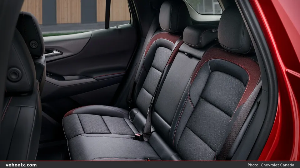 2026 Chevrolet Equinox, rear seats