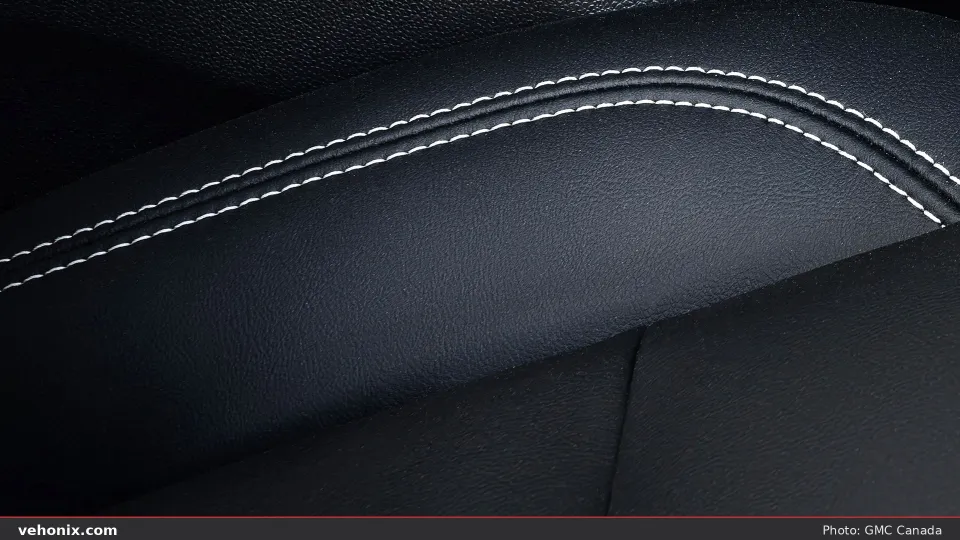 2026 GMC Acadia Elevation front seats with perforated upholstery