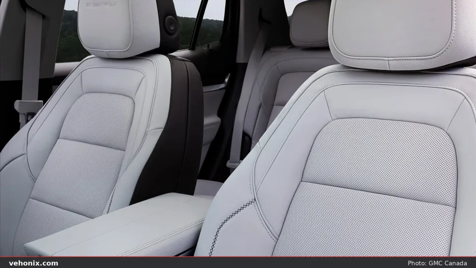 2026 GMC Terrain Denali luxury cabin interior materials