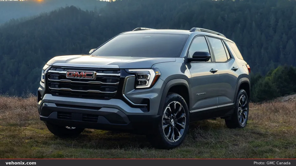 2026 GMC Terrain Elevation exterior three-quarter on open terrain