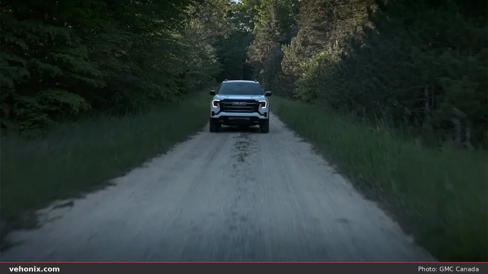 2026 GMC Terrain AT4 exterior profile from the official overview