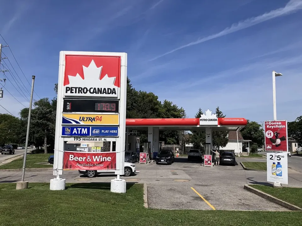 A Petro-Canada gas station in St. Catharines, Ontario
